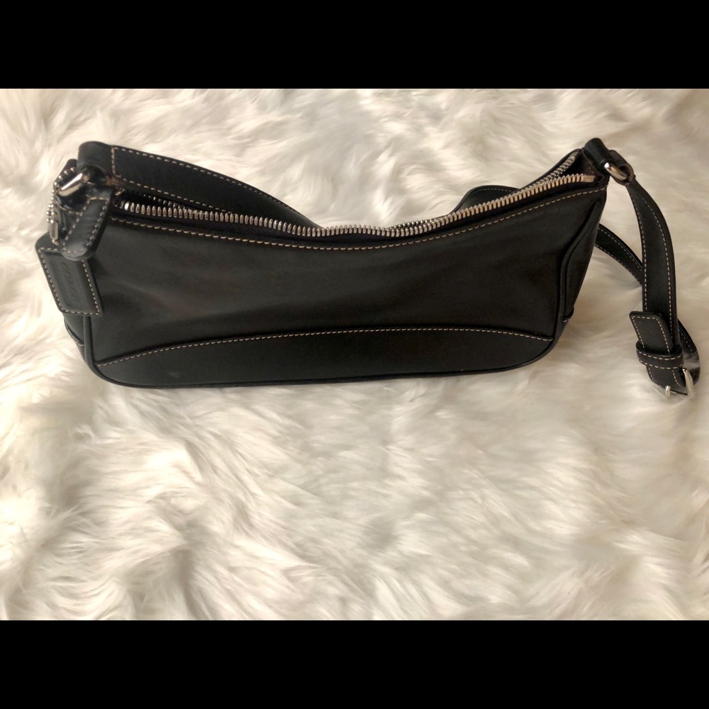 Small coach leather handbag